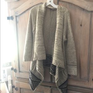 BCBG open front knit cardigan