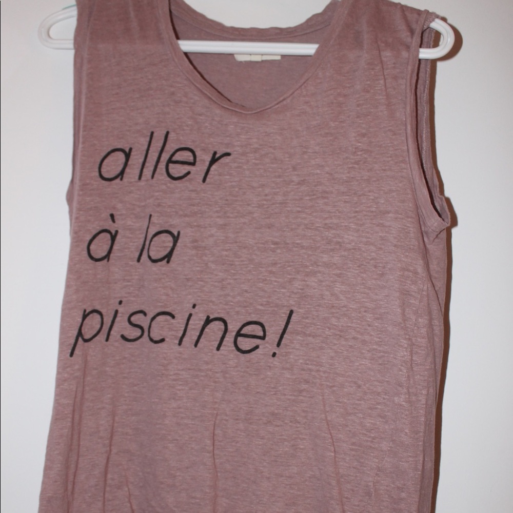 Madewell "Aller A La Piscine" Graphic Tank
