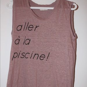 Madewell "Aller A La Piscine" Graphic Tank
