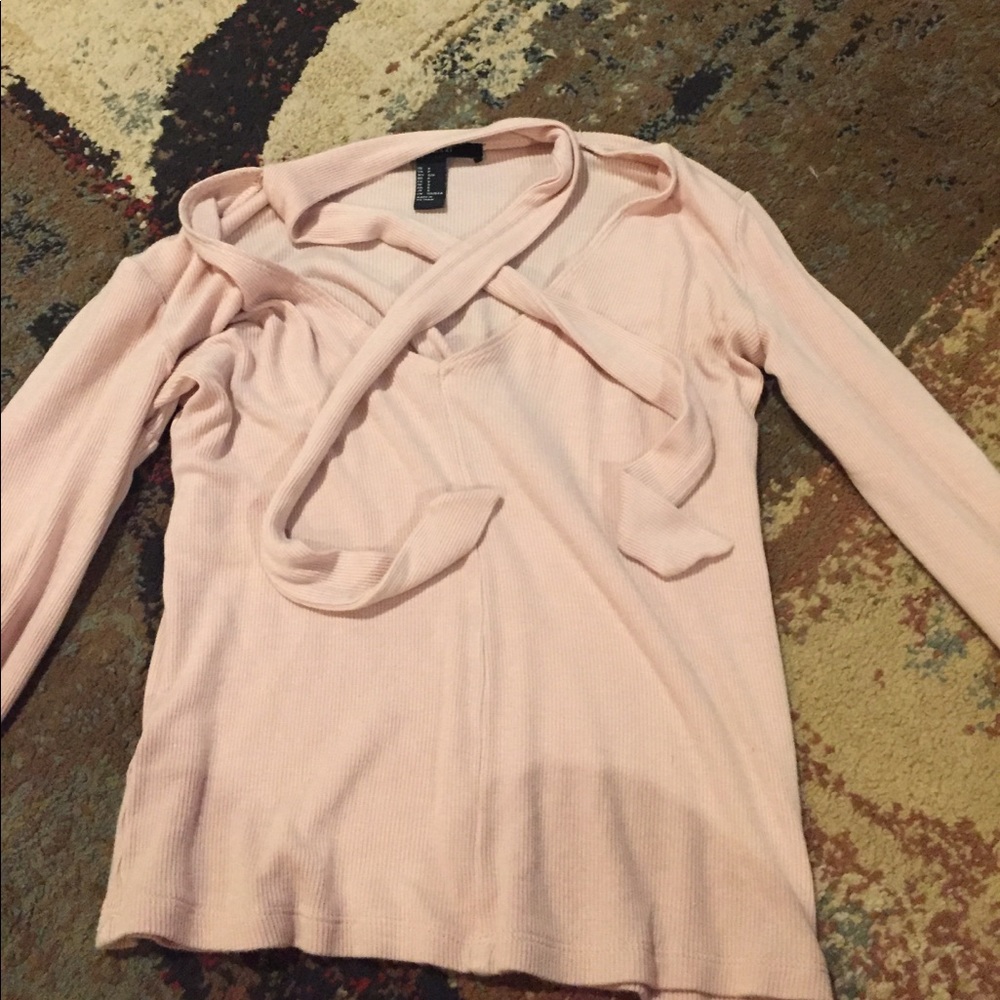 Low scoop neck line shirt