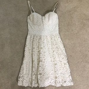 Size small cream lace dress from A&F