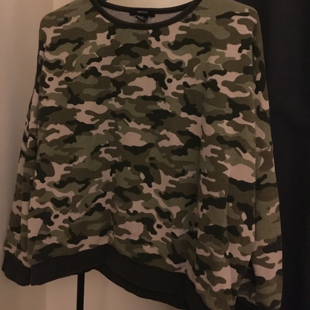 Camo sweater