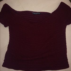 off the shoulder top