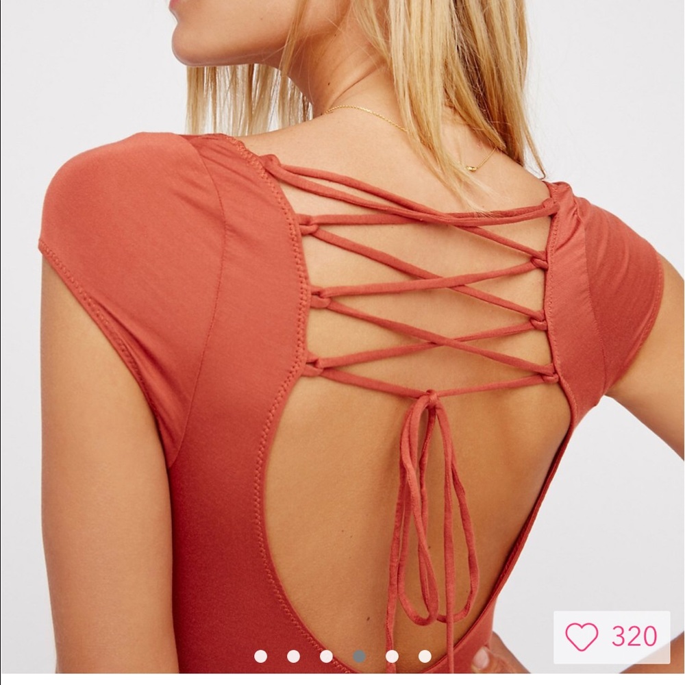 Free people bodysuit size small.