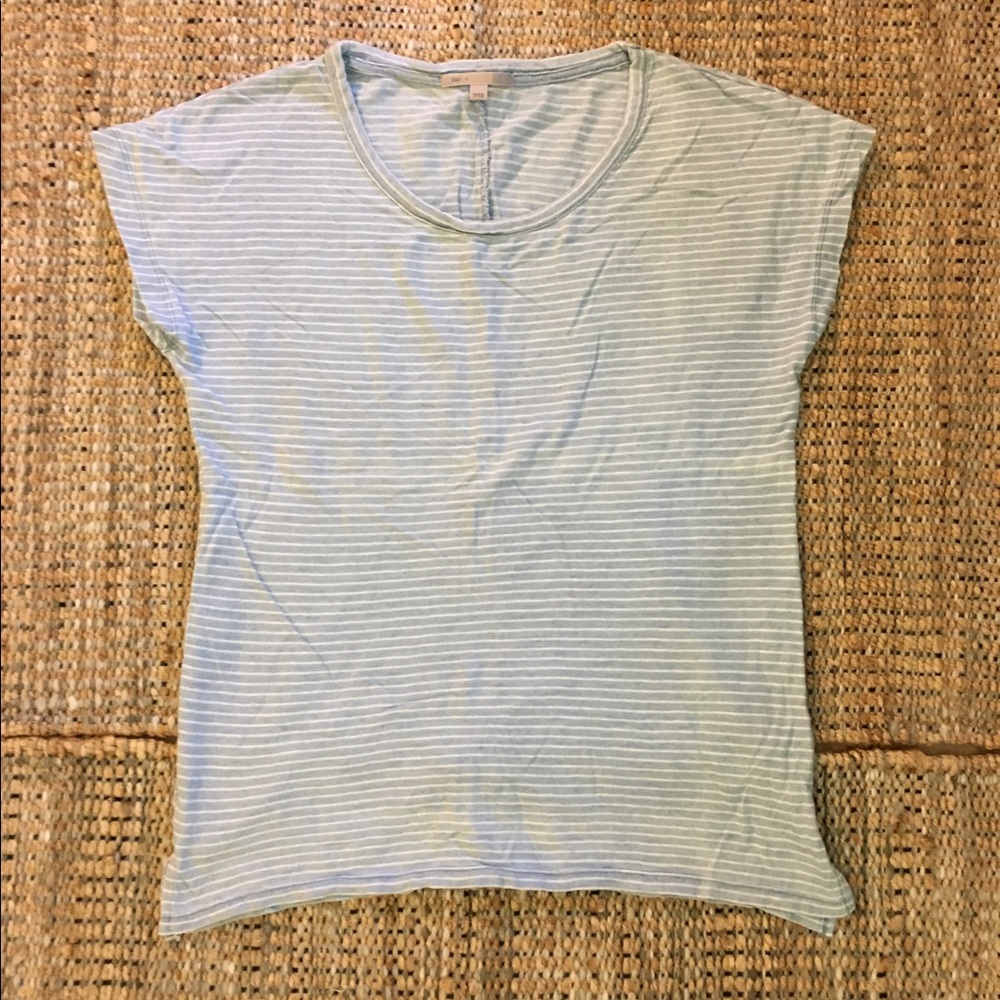 Light Blue Striped Tee from Gap