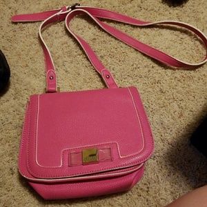 Pink Lulu Guinness purse with wallet!