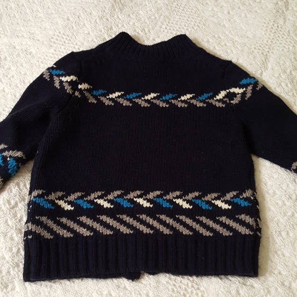 Baby gap cable knit zip up sweater - Picture 3 of 3