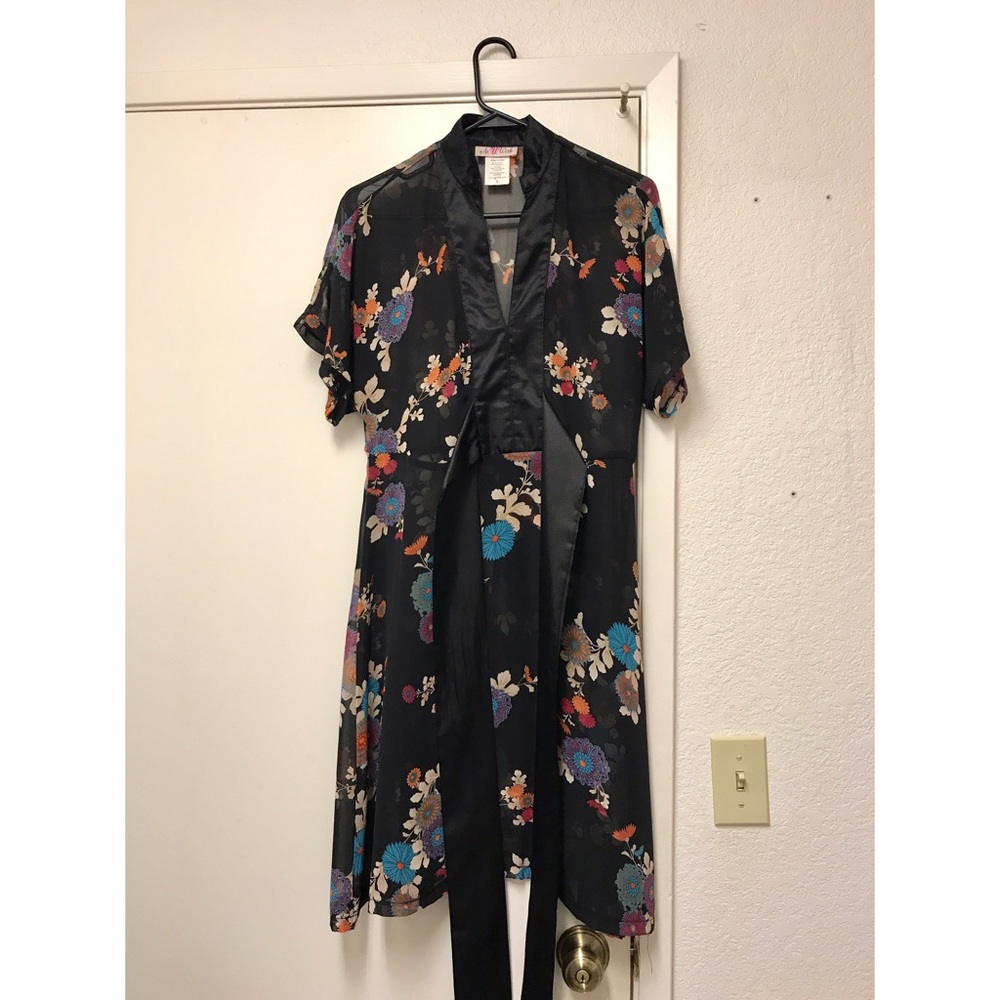 Sheer geisha-inspired dress