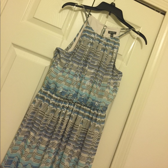 Lily Rose metallic maxi dress sz Small - Picture 2 of 3