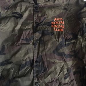 Anti social social club coach jacket