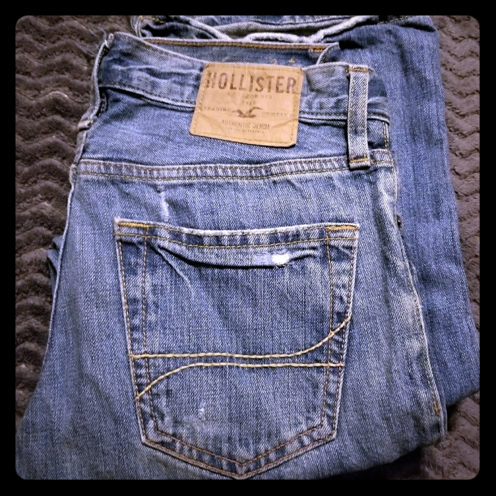 Destroyed Hollister jeans