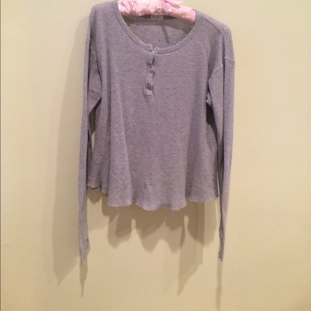 Long sleeve fleece top