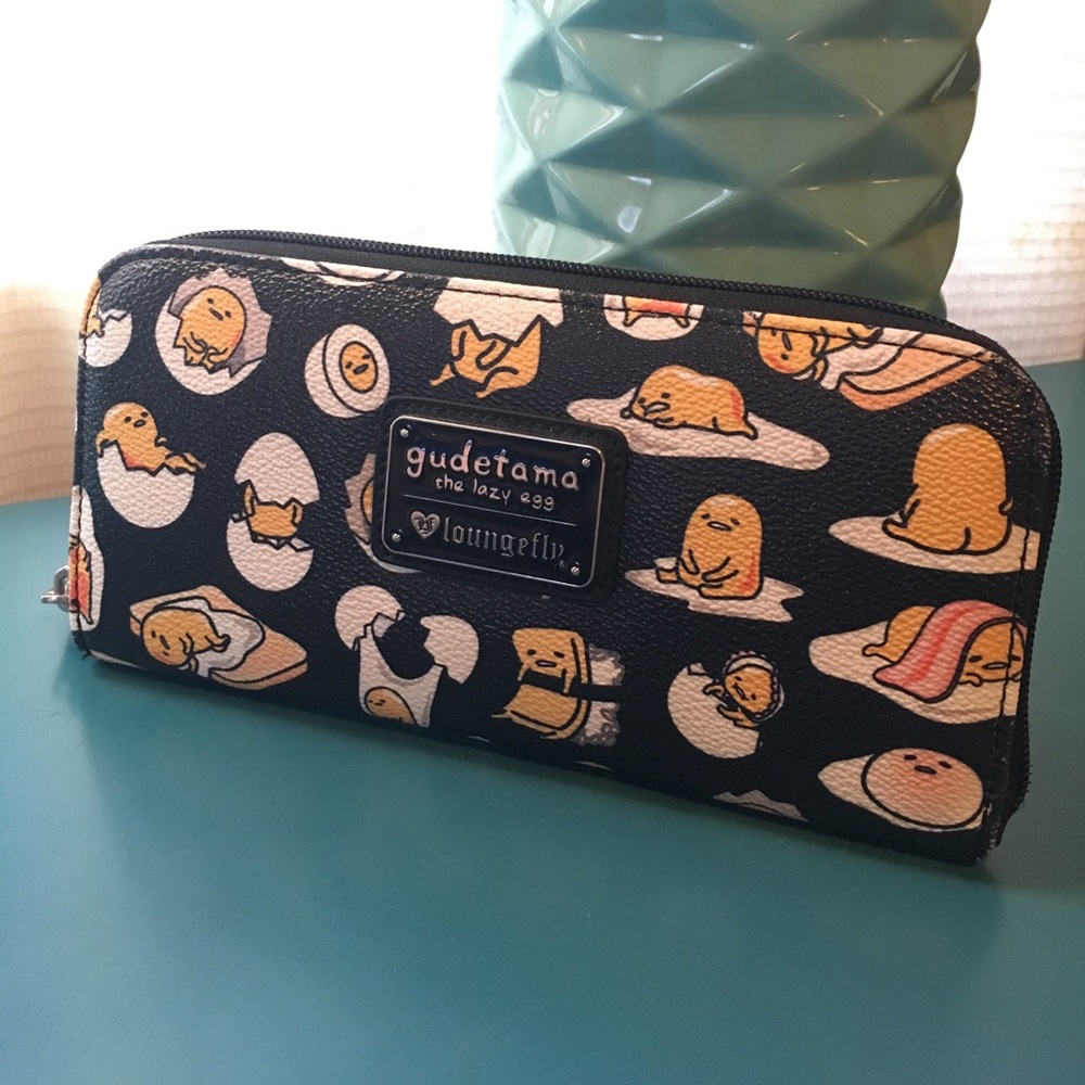 🌟🎈 SOLD 🌟🎈Loungefly💛Gudetama💛🍳🥓 🥚 Wallet