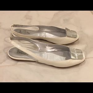 White patten flats