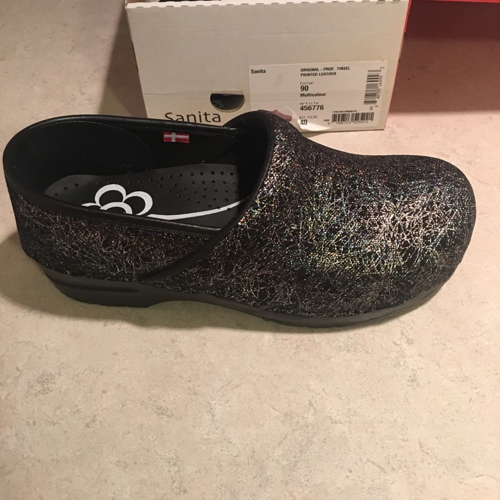 Brand new, still in box Sanita clogs!