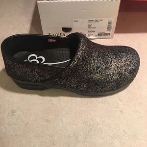 Brand new, still in box Sanita clogs!
