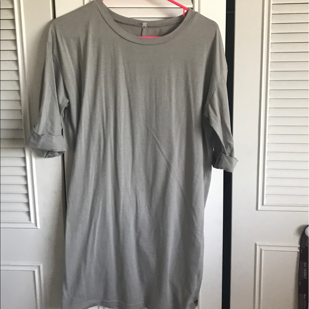 Olive Tshirt Dress