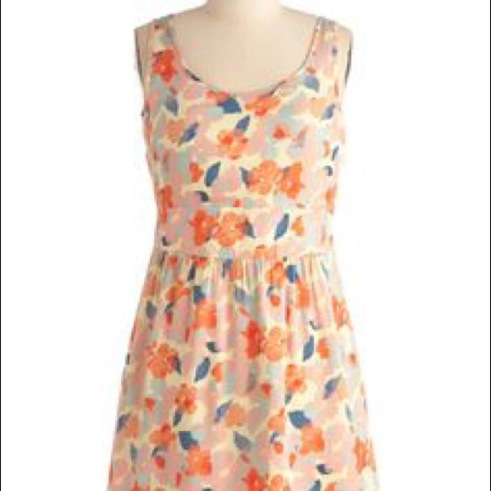 Modcloth floral mini dress