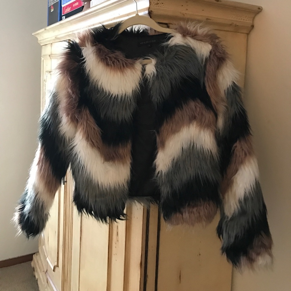 Nasty Gal, Faux Fur Jacket