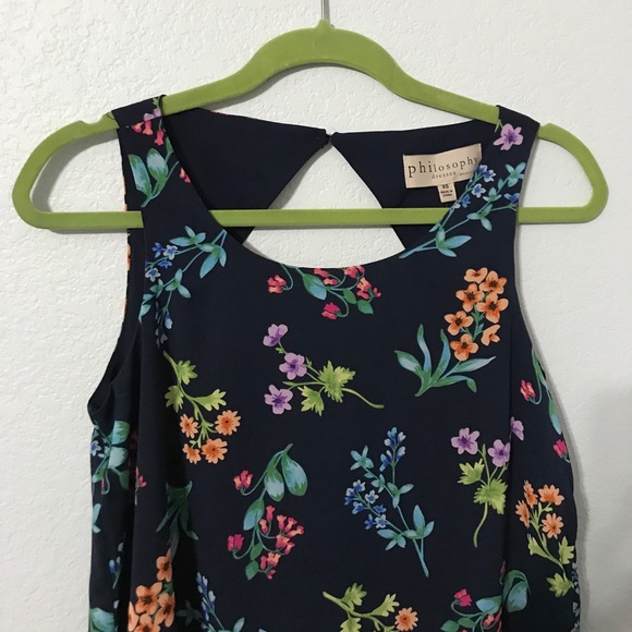 *donating 9/14* NWT blue floral dress - Picture 2 of 4