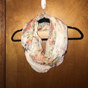Women's Floral infinity scarf