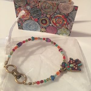 Michal Golan hamsa charm bracelet