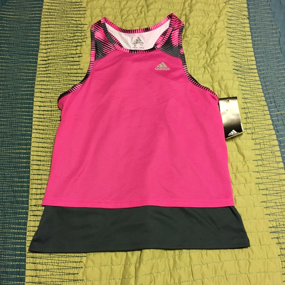 NWT Girls Adidas Climate Duo-Layered Tank
