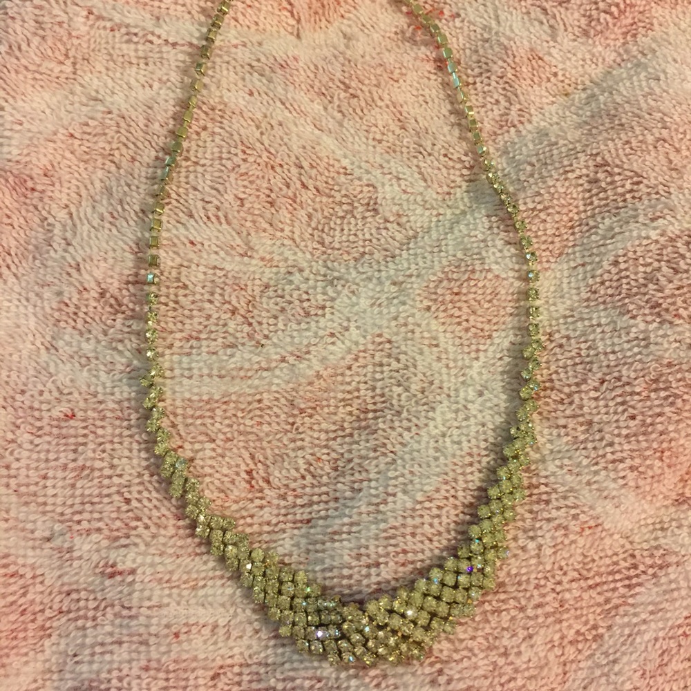 Pageant or Prom Rhinestone Necklace - Picture 2 of 2
