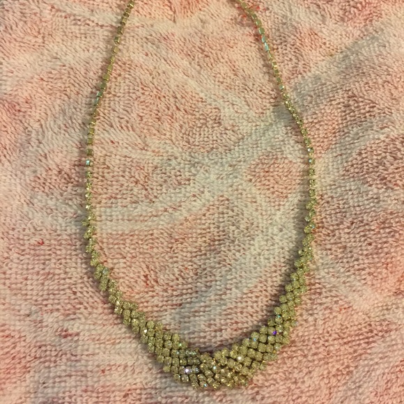 Pageant or Prom Rhinestone Necklace - Picture 2 of 2