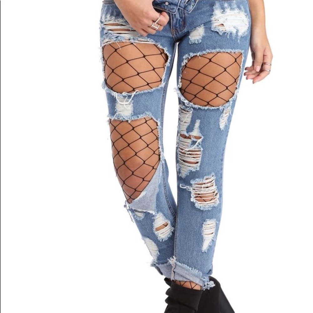 🆕 Nip/Nip 2 pr Fishnets @h1_closet/1 why/1 Blk