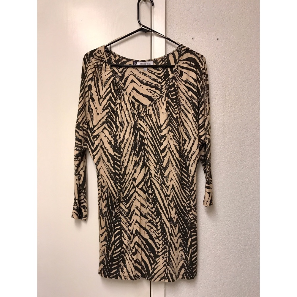 Long sleeve mini dress