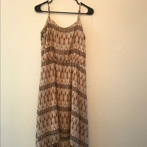 Tribal Print Hi-Low Dress