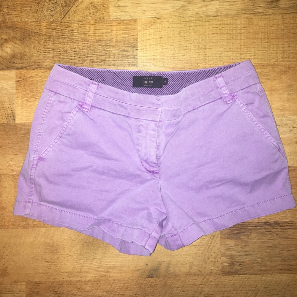 Lavender Chino Shorts