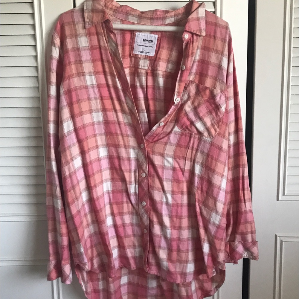 Flowy Plaid Shirt