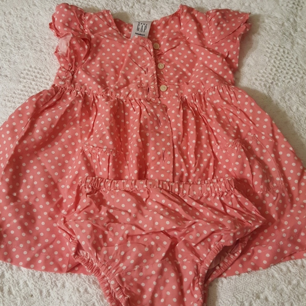 Beautiful pink polka dot dress