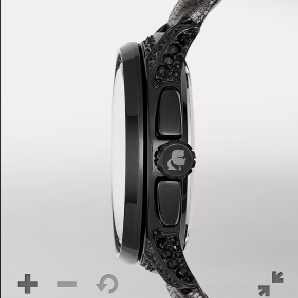 NWT Karl Lagerfeld 'Karl 7' leather watch - Picture 3 of 6