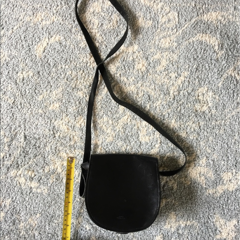 Small Black Mundi leather bag