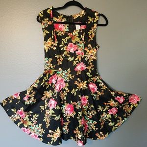 Vintage Floral Summer Dress
