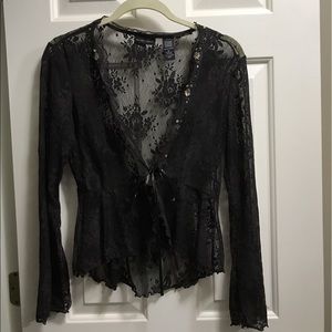 Gorgeous brown lace top