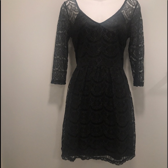 Jessica Simpson Dresses & Skirts - Jessica Simpson Lace Black Dress-M