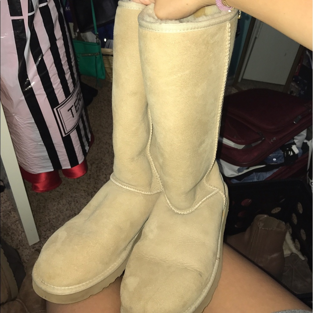 Tall Sandy UGG Boots