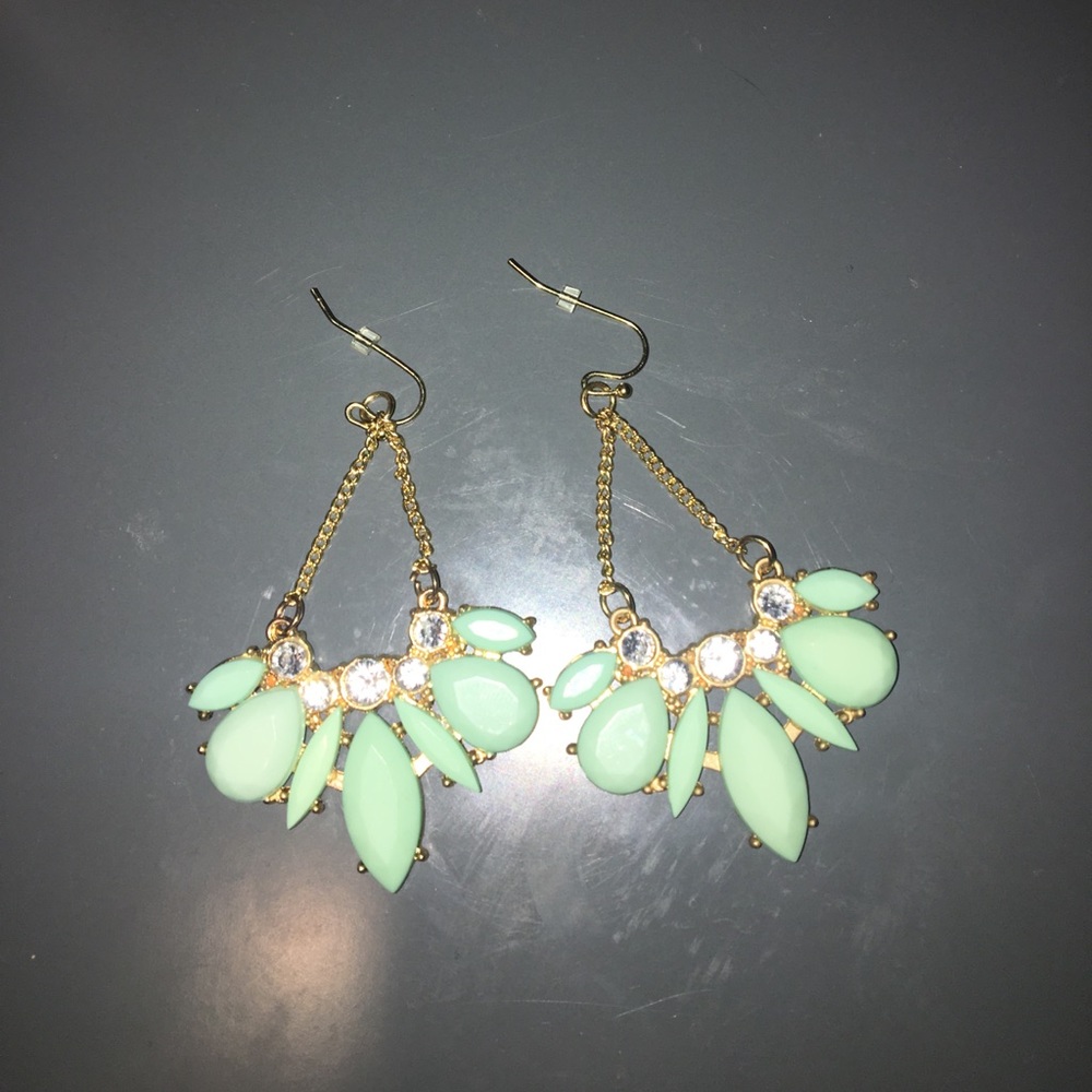 Turquoise Gold Earrings