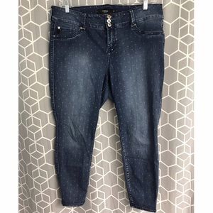 Torrid Polka-Dot Cropped Jeggings