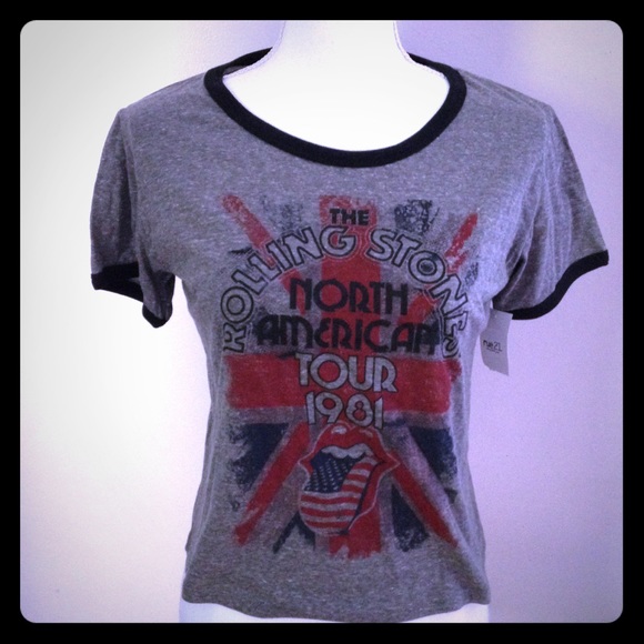 Bravado Tops - NWT Rolling Stones Women's Crop Top
