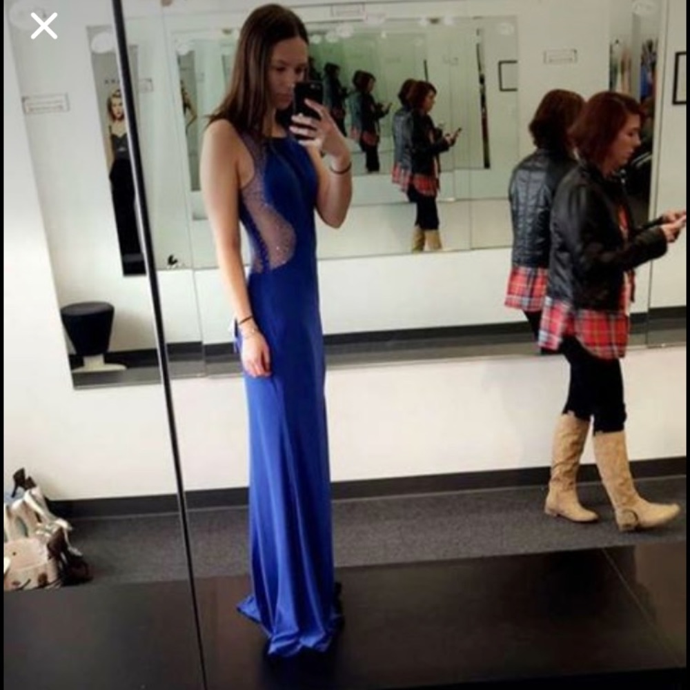 Royal Blue prom dress