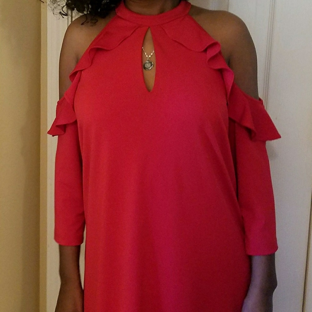 New York & Co Cold Shoulder Dress