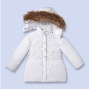 NWT Jacadi Girls Laurana Bubble Jacket Sz. 6