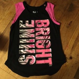 Justice Bling sleeveless shirt