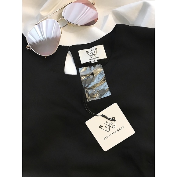 SIX CRISP DAYS Crepe Midi Dress / Black - Picture 3 of 4