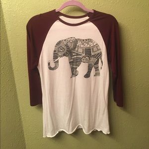 Elephant mid sleeve shirt